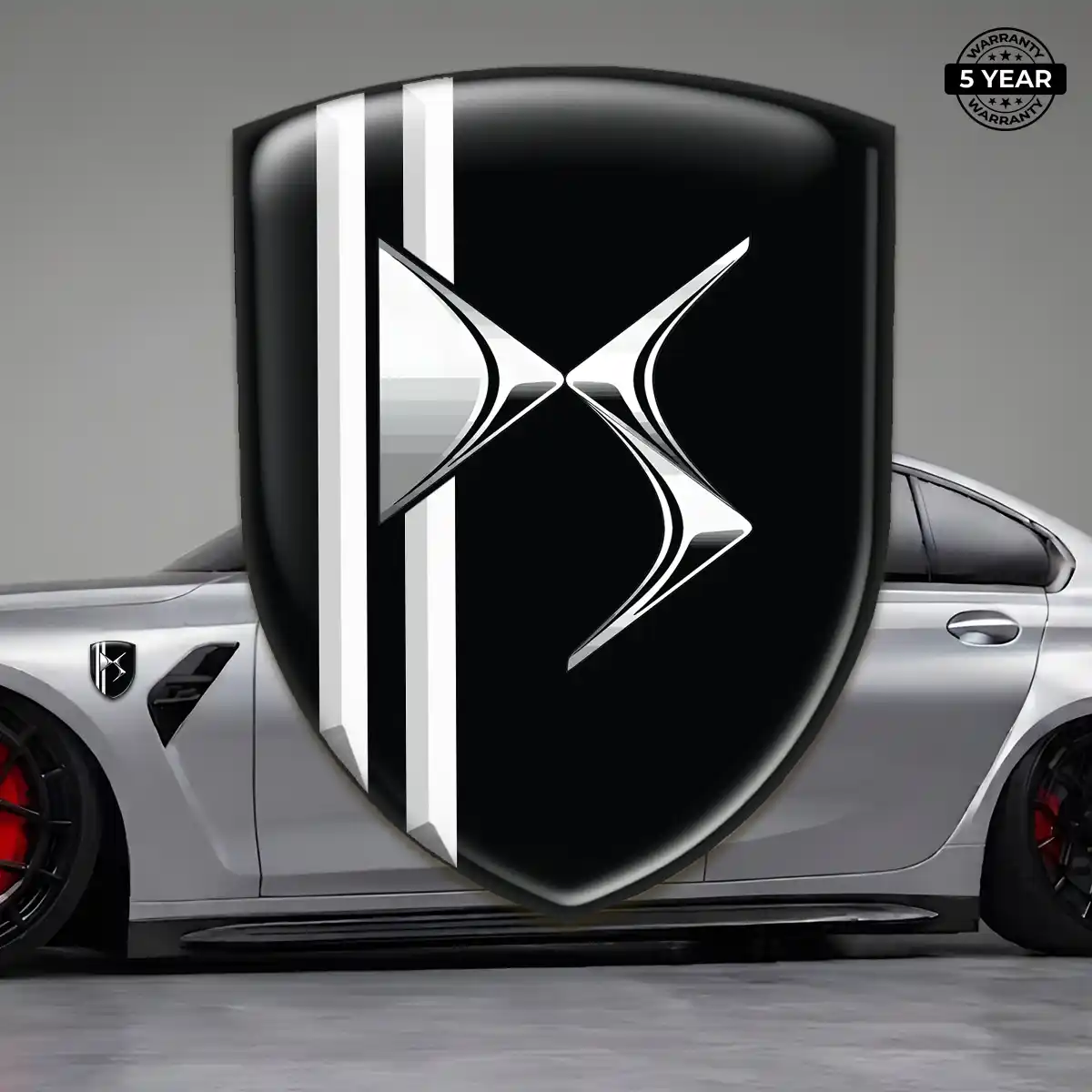 Citroen Resin Domed Sticker Interior Luxe