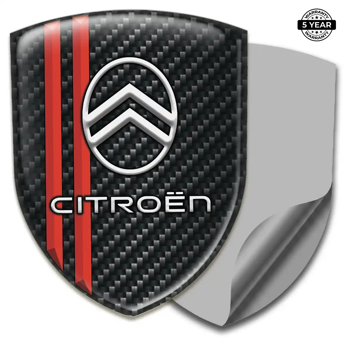 Citroen Resin Domed Sticker Outer Style