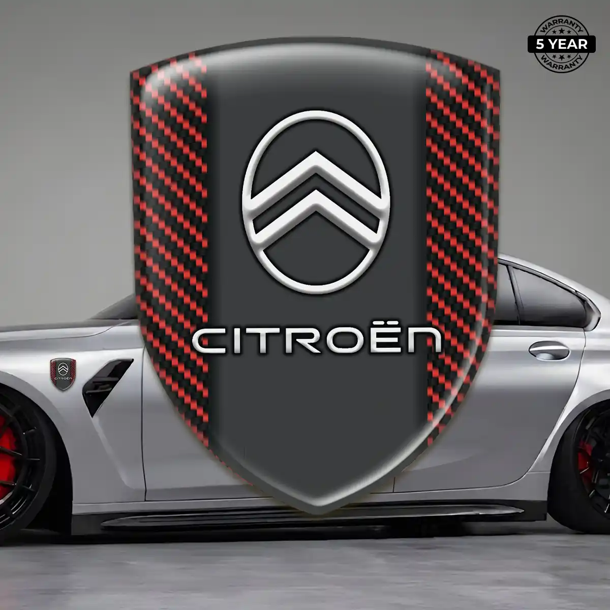 Citroen Resin Domed Sticker Prestige Line