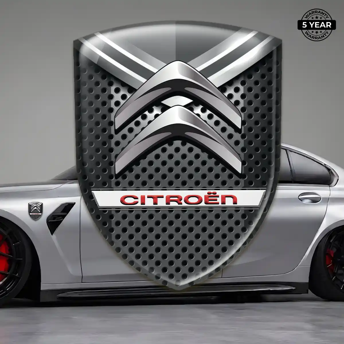 Citroen Resin Domed Sticker Refined Design