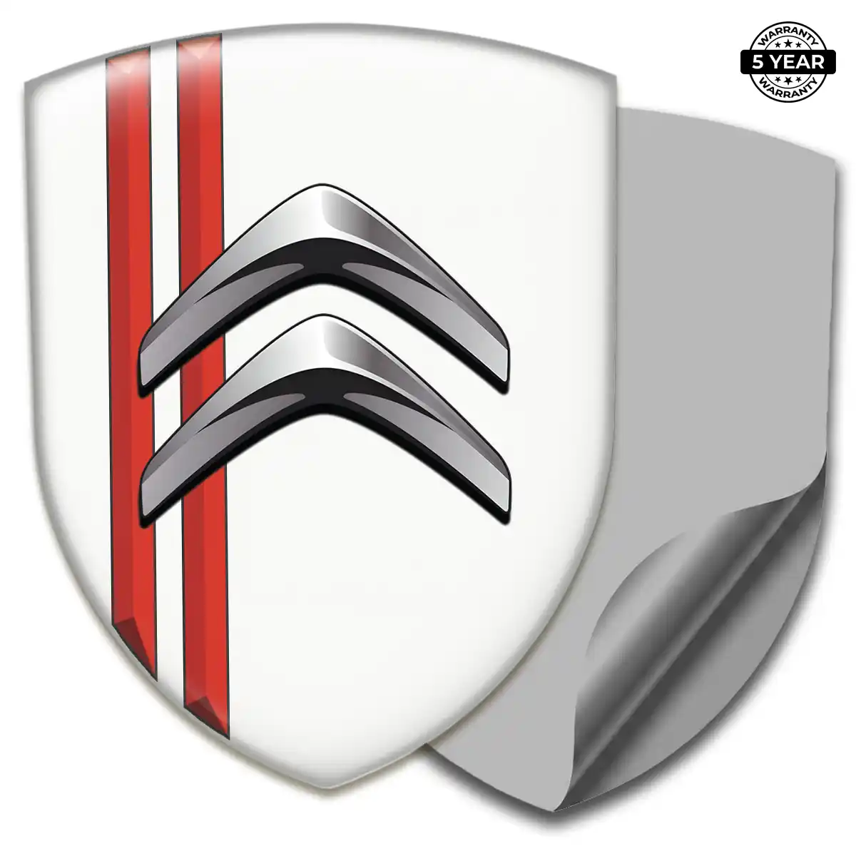Citroen Resin Domed Sticker Resin Elite