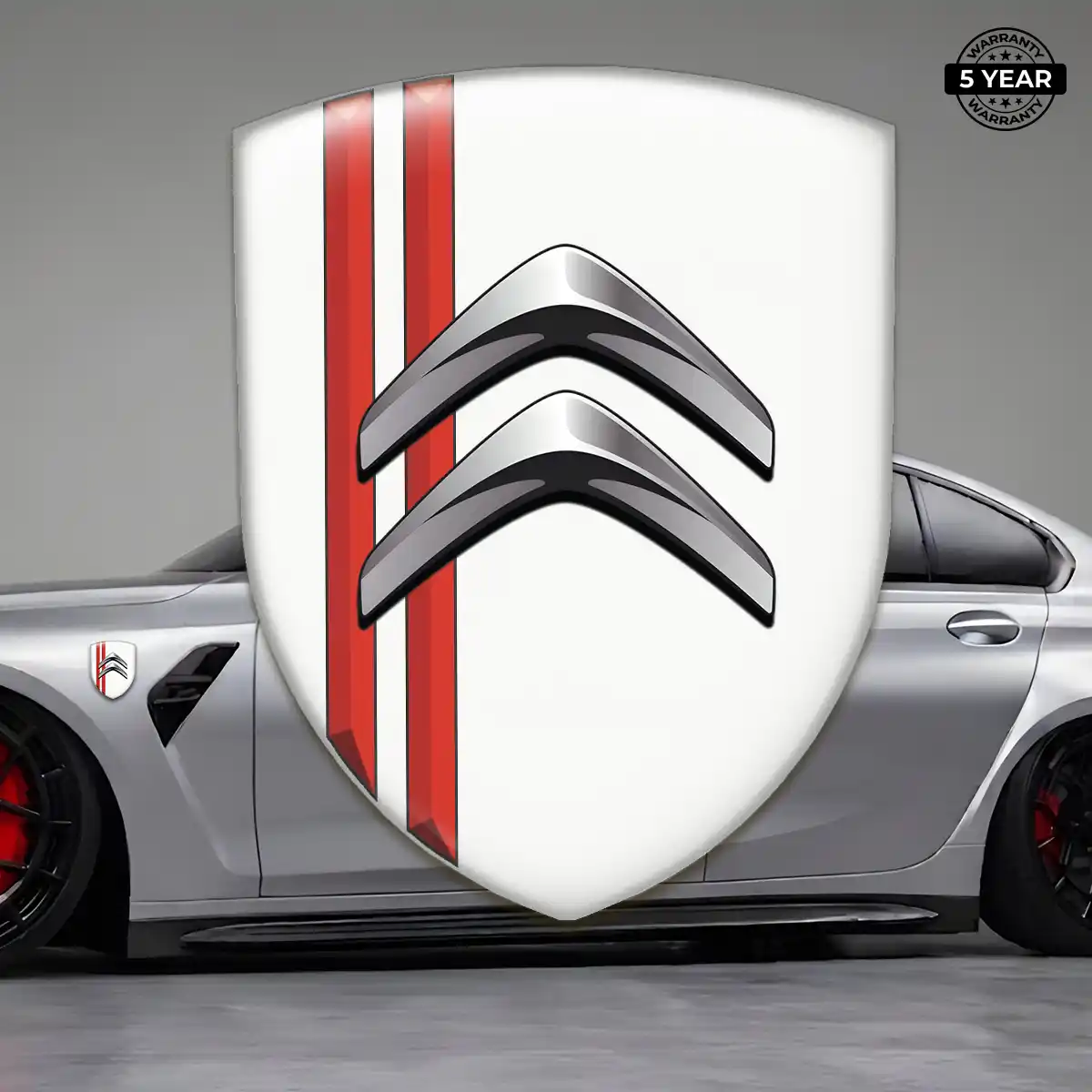 Citroen Resin Domed Sticker Resin Elite