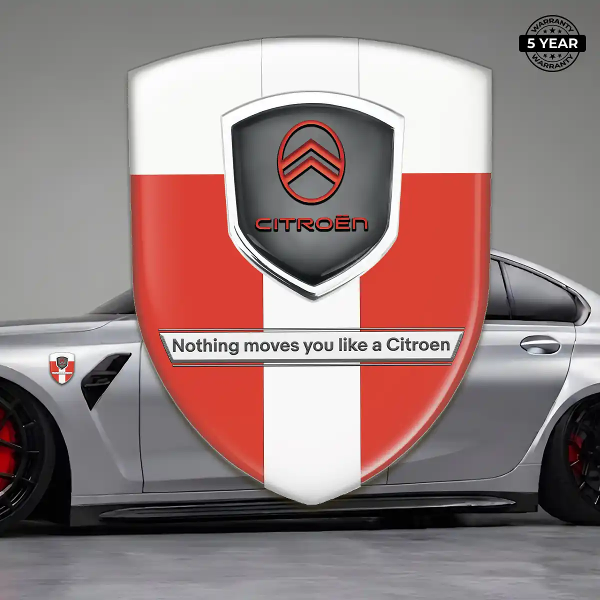 Citroen Resin Emblem Sticker Exclusive Series