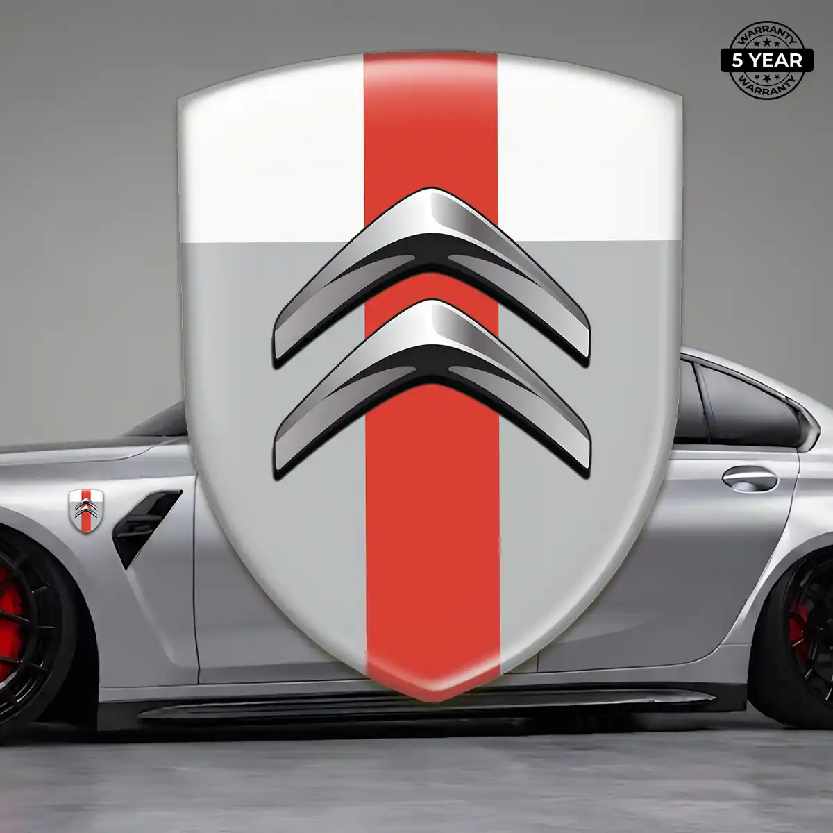 Citroen Resin Emblem Sticker Interior Elegance