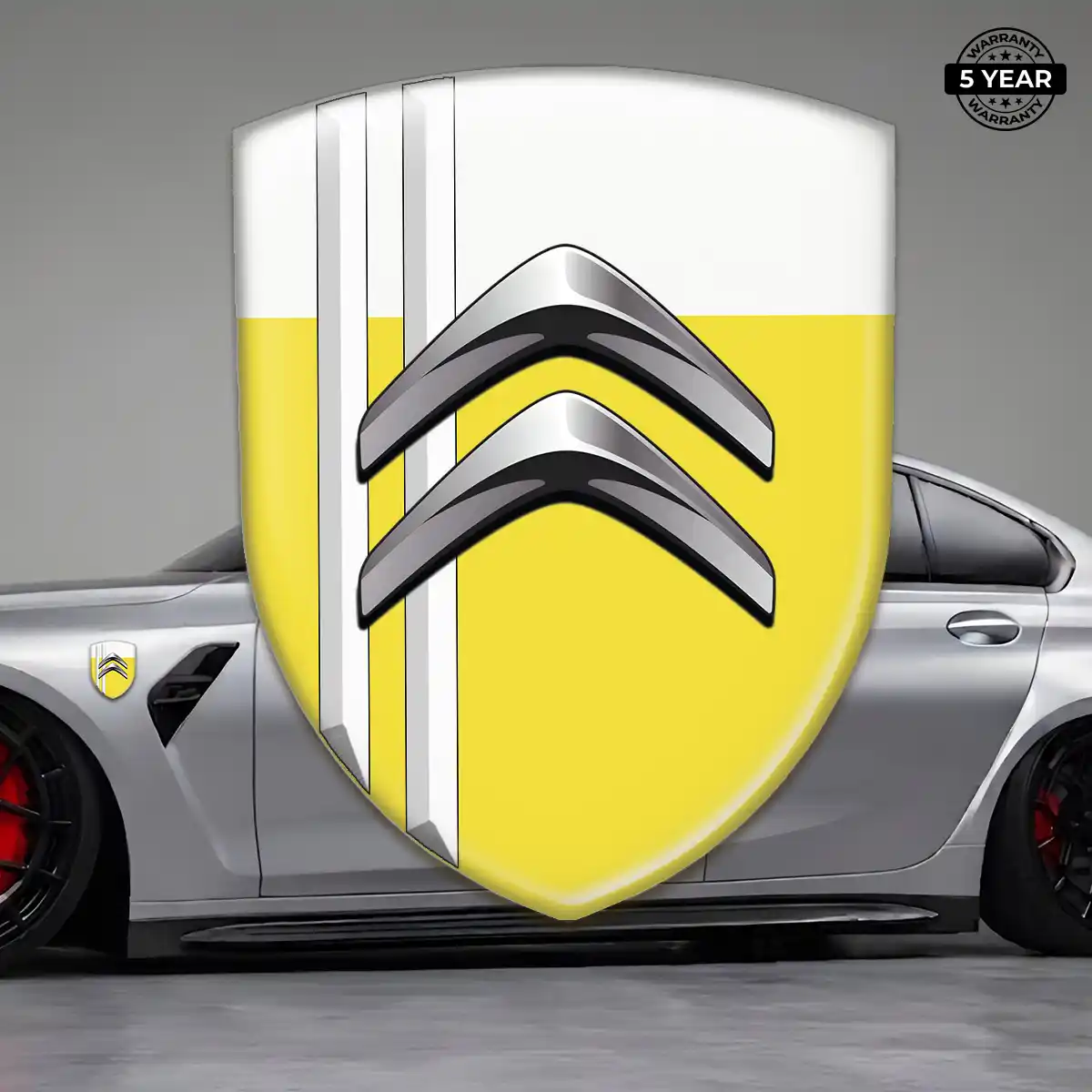 Citroen Resin Emblem Sticker Noble Edition