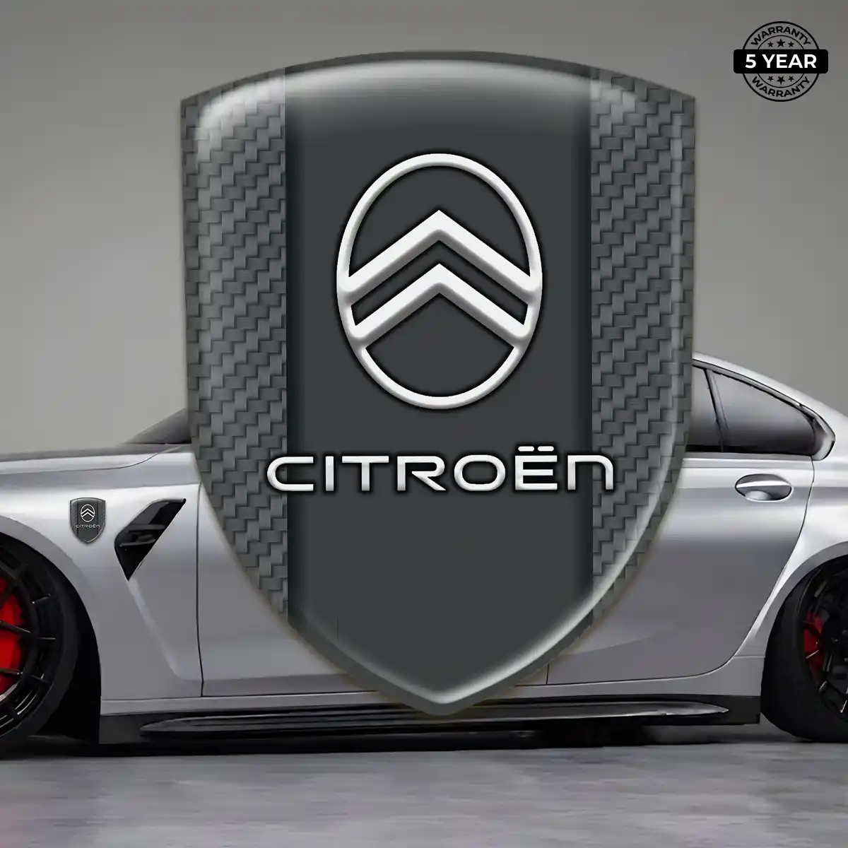 Citroen Resin Emblem Sticker Resin Luxe