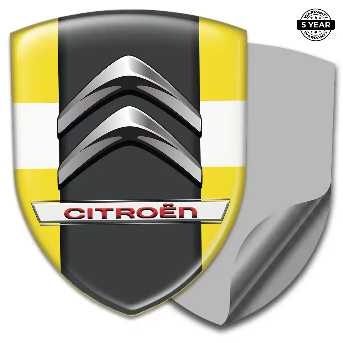 Citroen Self Adhesive Emblem Sticker Premium Dome