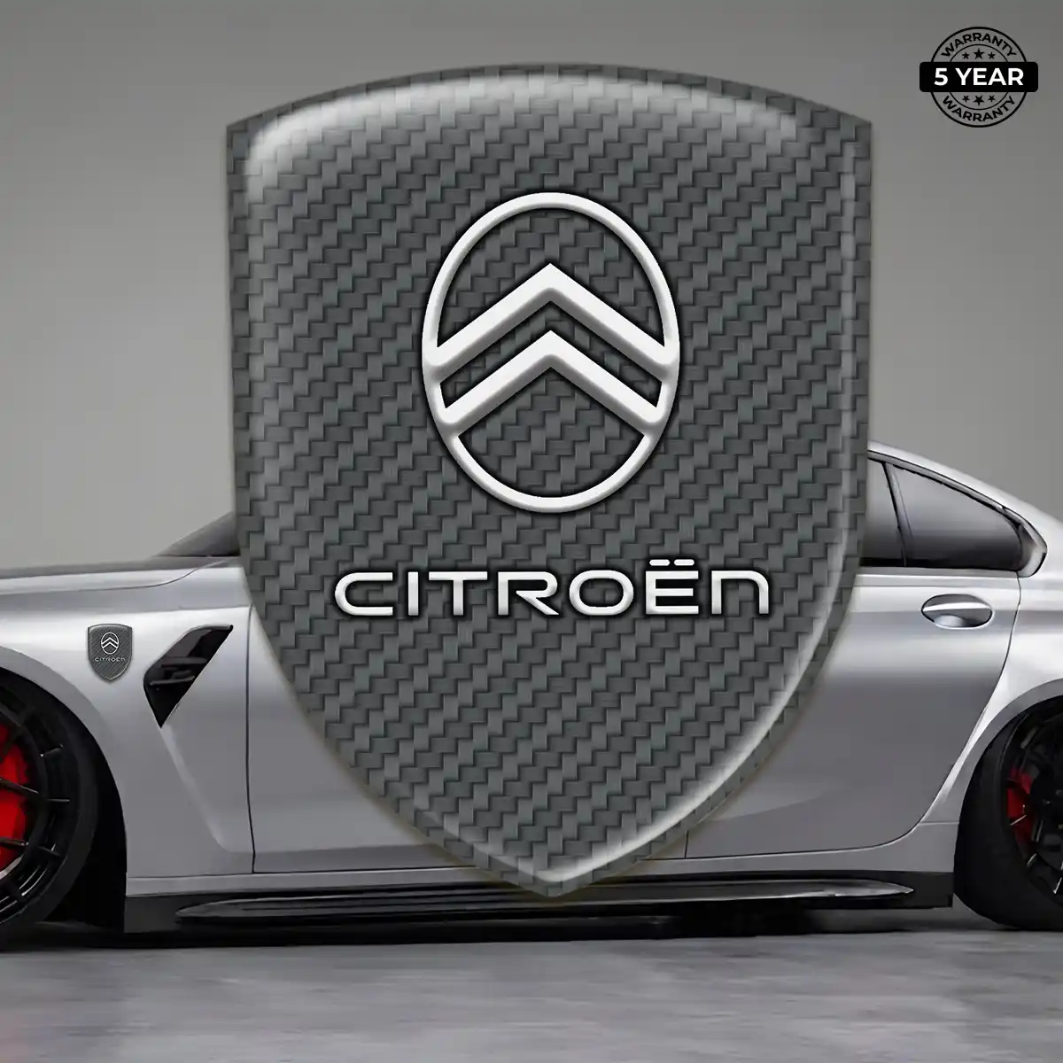 Citroen Self Adhesive Emblem Sticker Refined Design