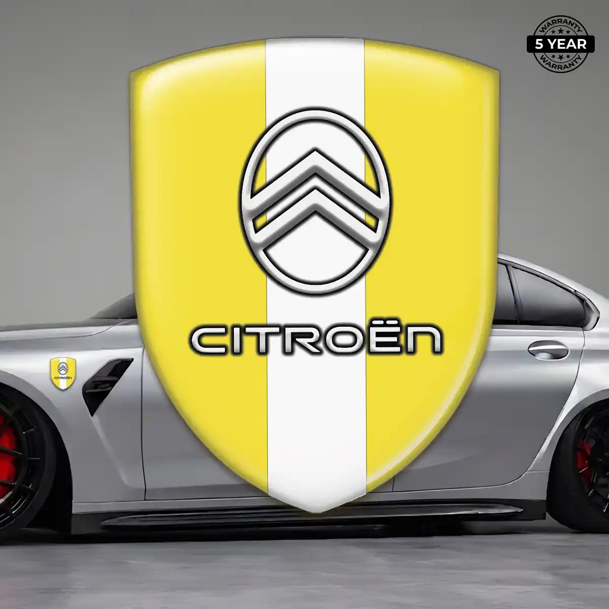 Citroen Silicone Badge Elite Finish