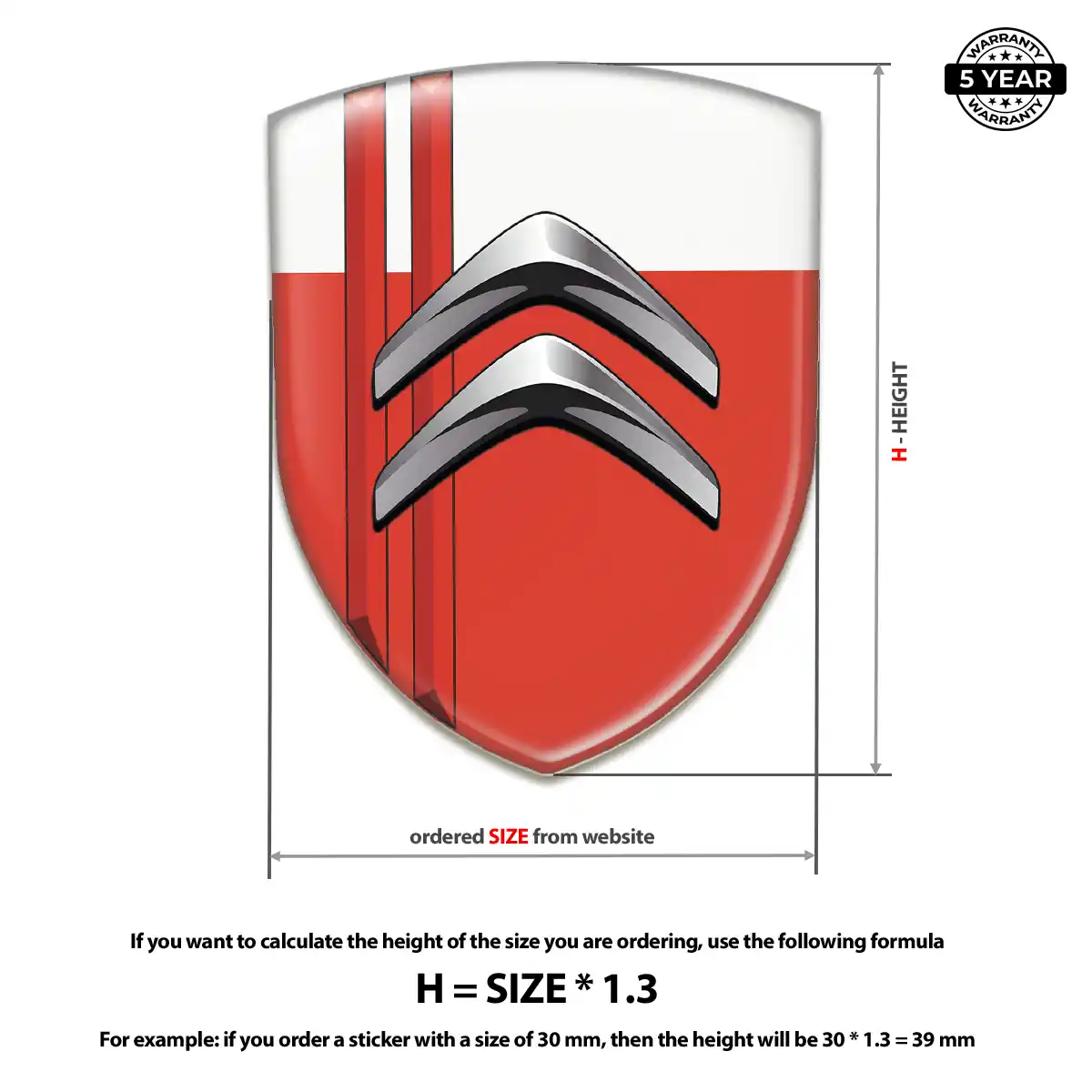 Citroen Silicone Badge Exclusive Series