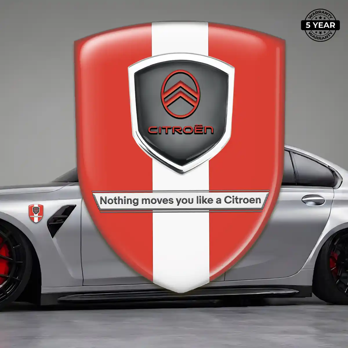 Citroen Silicone Badge Refined Design