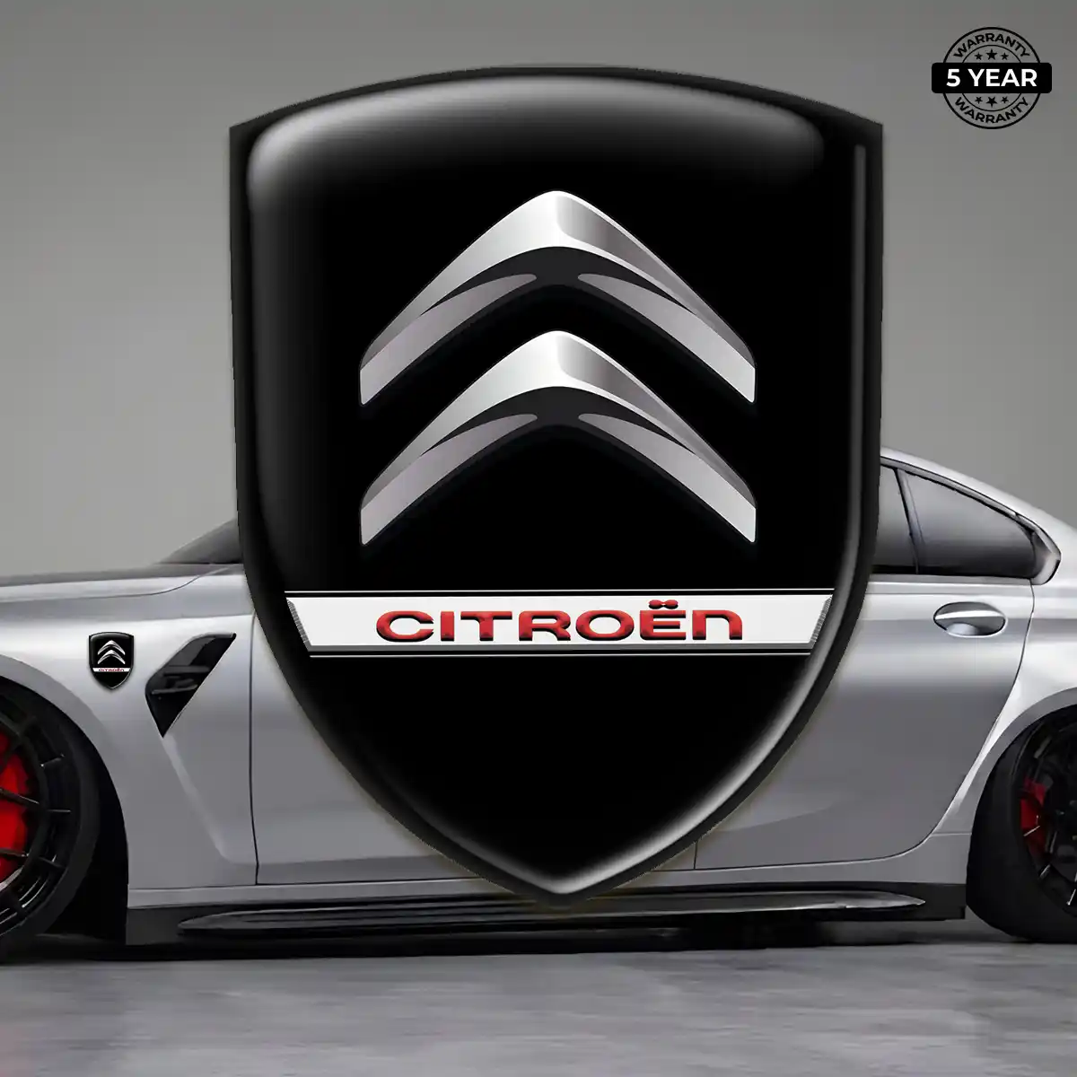 Citroen Silicone Badge Sleek Style