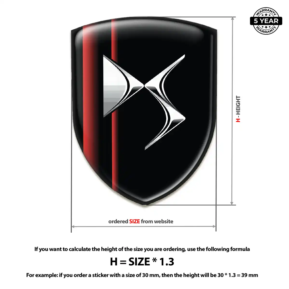 Citroen Silicone Emblem Cabin Style
