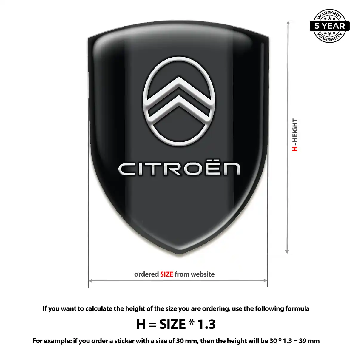 Citroen Silicone Emblem Exclusive Series