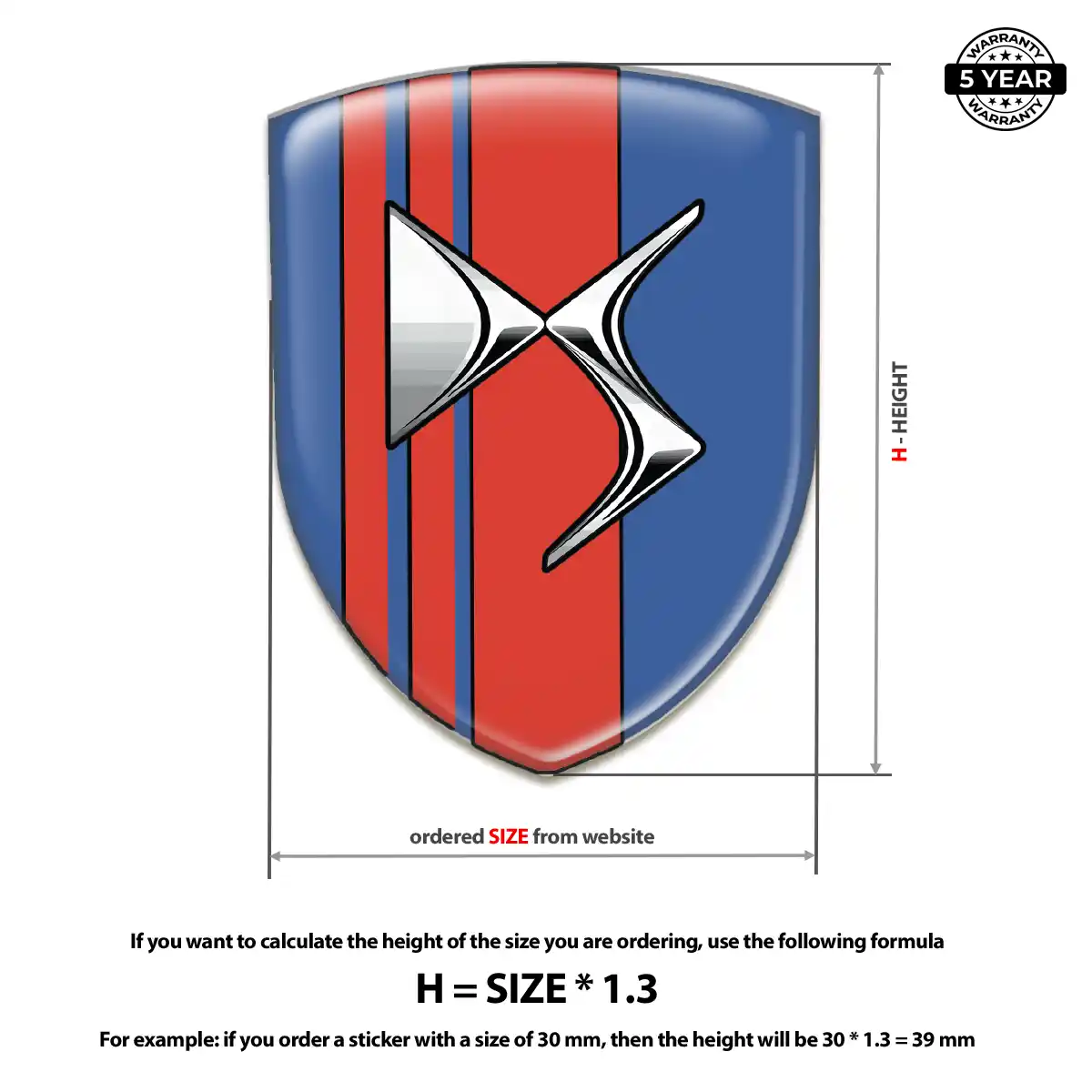 Citroen Silicone Emblem Prime Quality