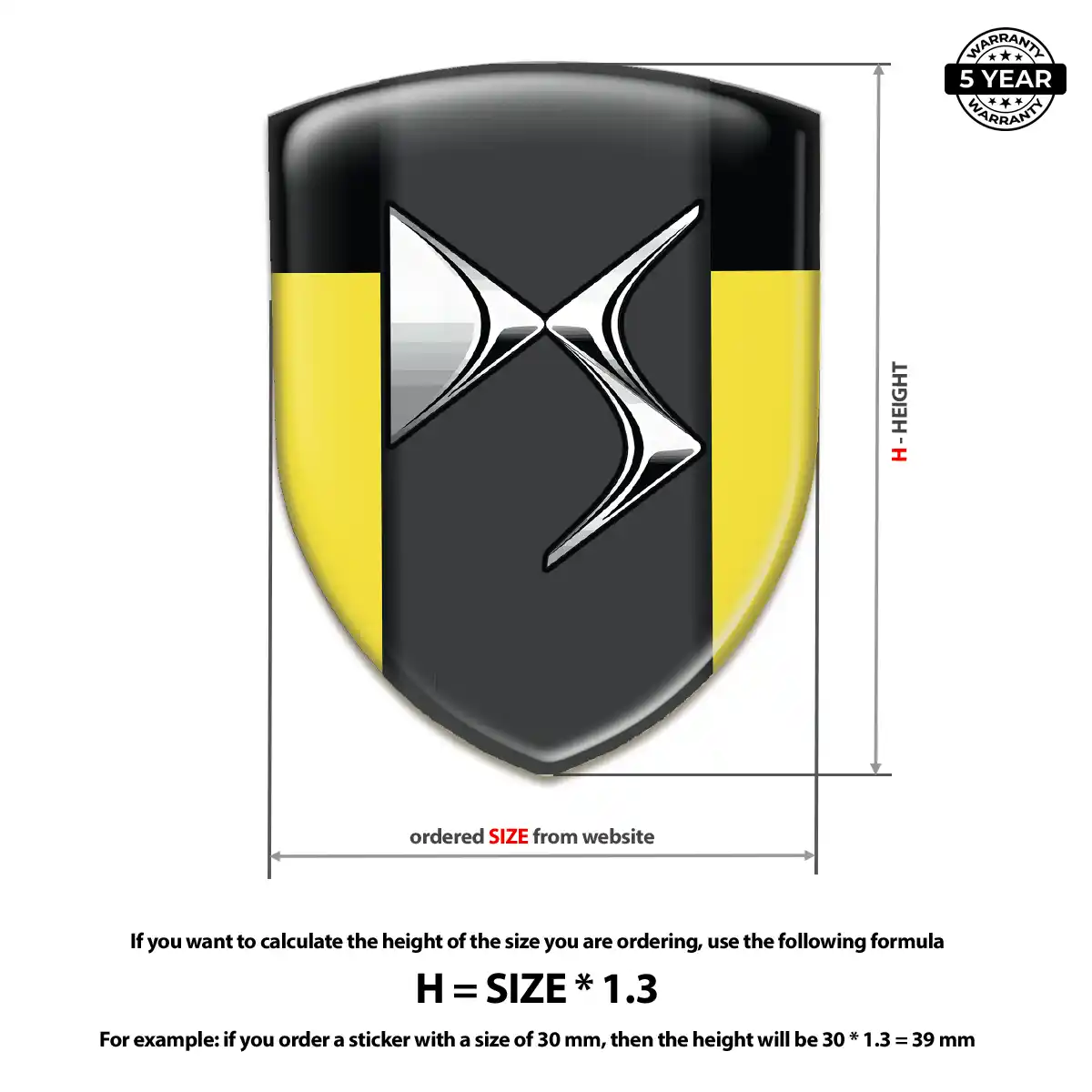 Citroen Silicone Emblem Resin Elite