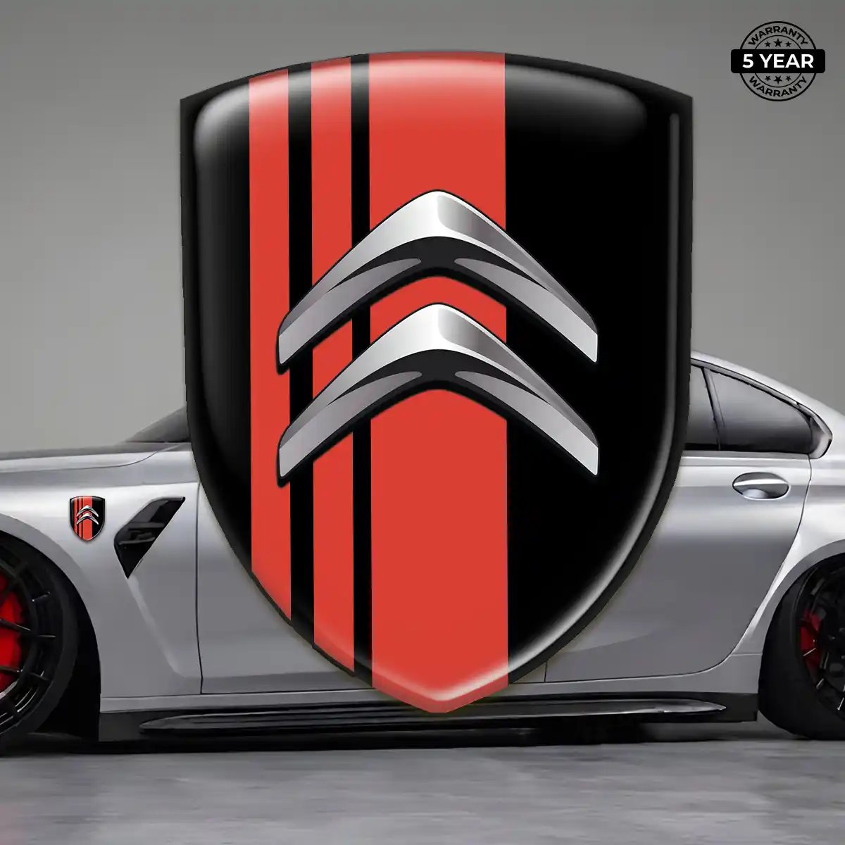 Citroen Silicone Sticker Premium Dome