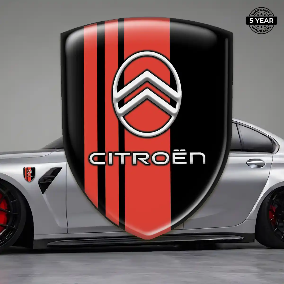 Citroen Silicone Sticker Refined Design