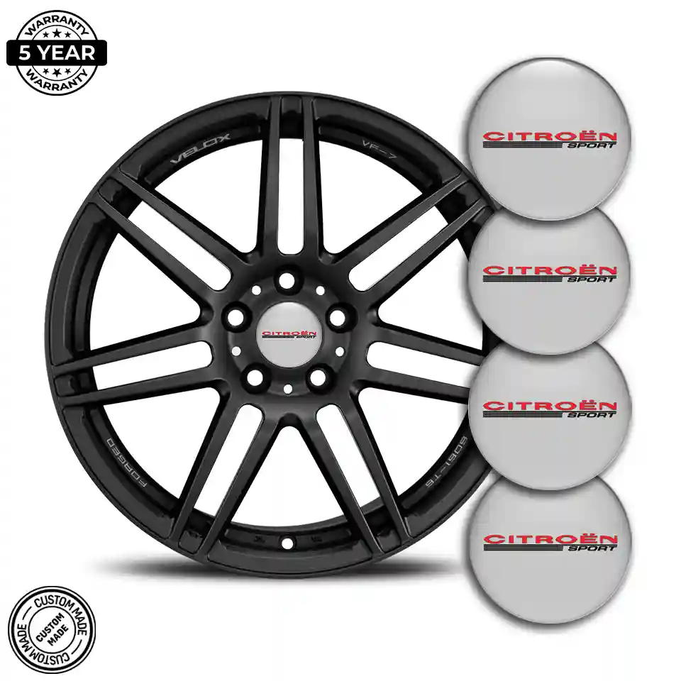 Citroen Silicone Sticker Self-Adhesive Stylish Design