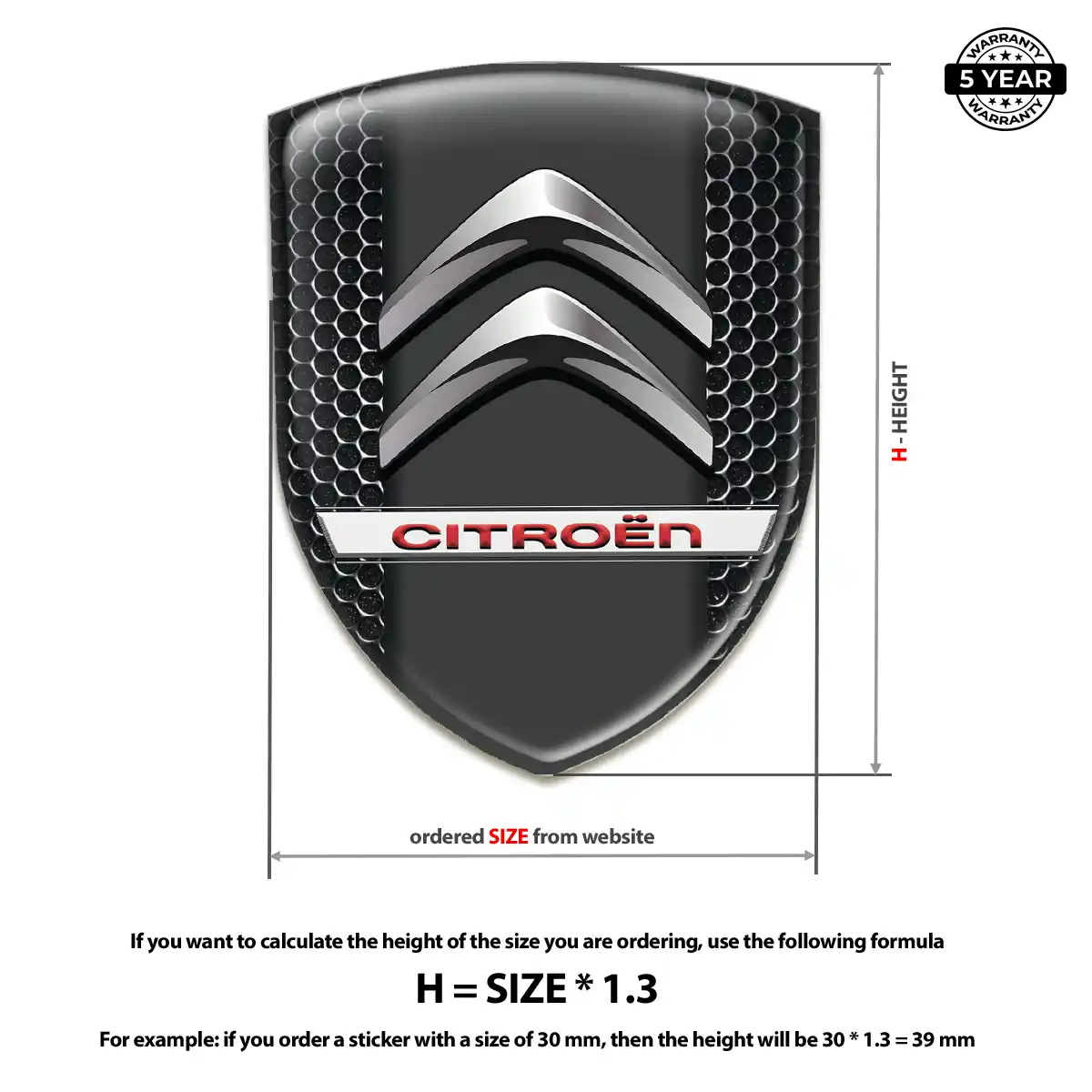 Citroen Sticker Deluxe Edition