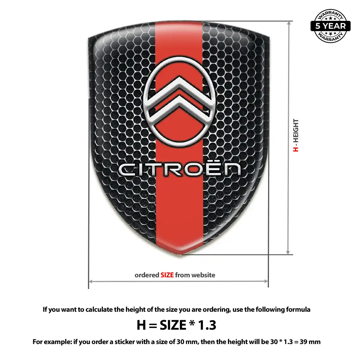 Citroen Sticker Opulent Line