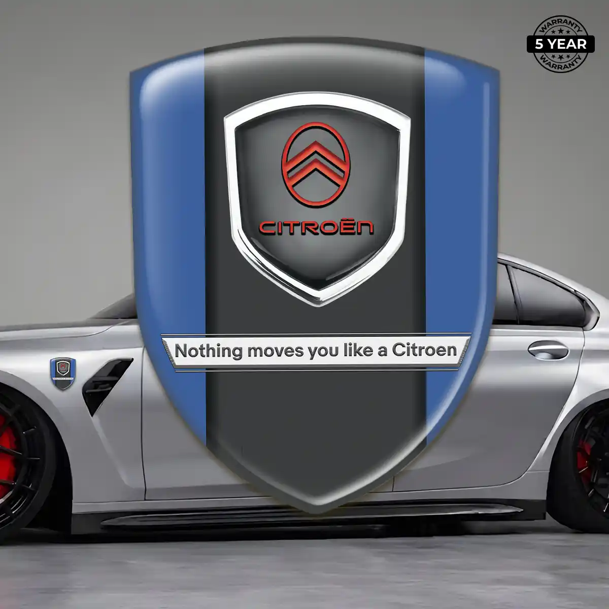 Citroen Vehicle Logo Sticker Cabin Style