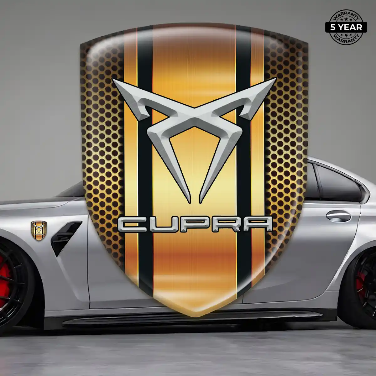 Cupra 3D Badge Sticker Signature Grade