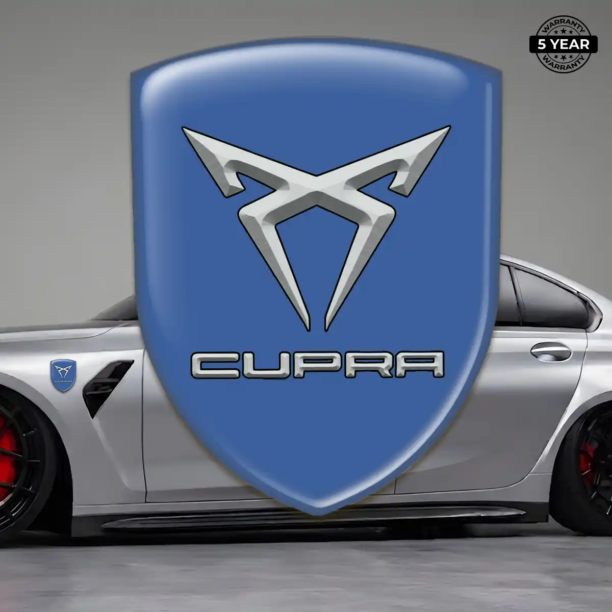 Cupra 3D Badge Sticker Sleek Style