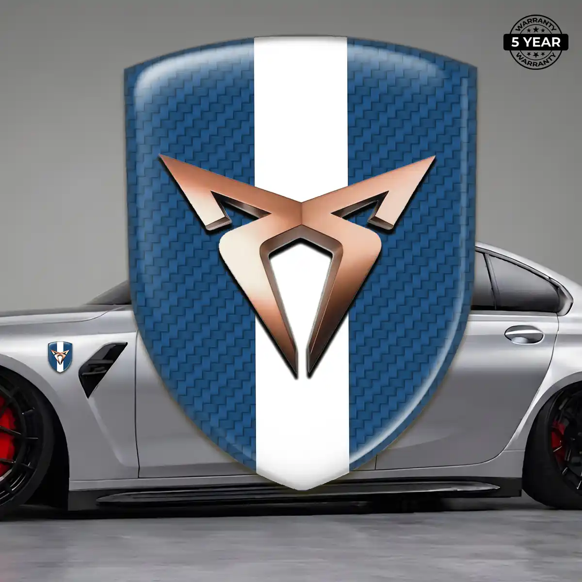 Cupra 3D Badge Sticker Superior Craft
