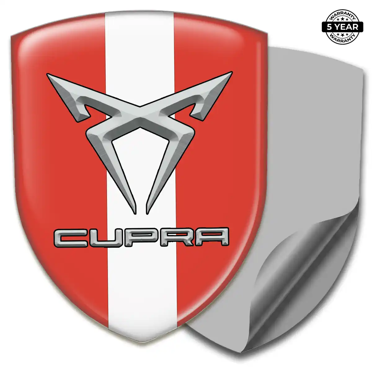 Cupra 3D Domed Sticker Elite Finish