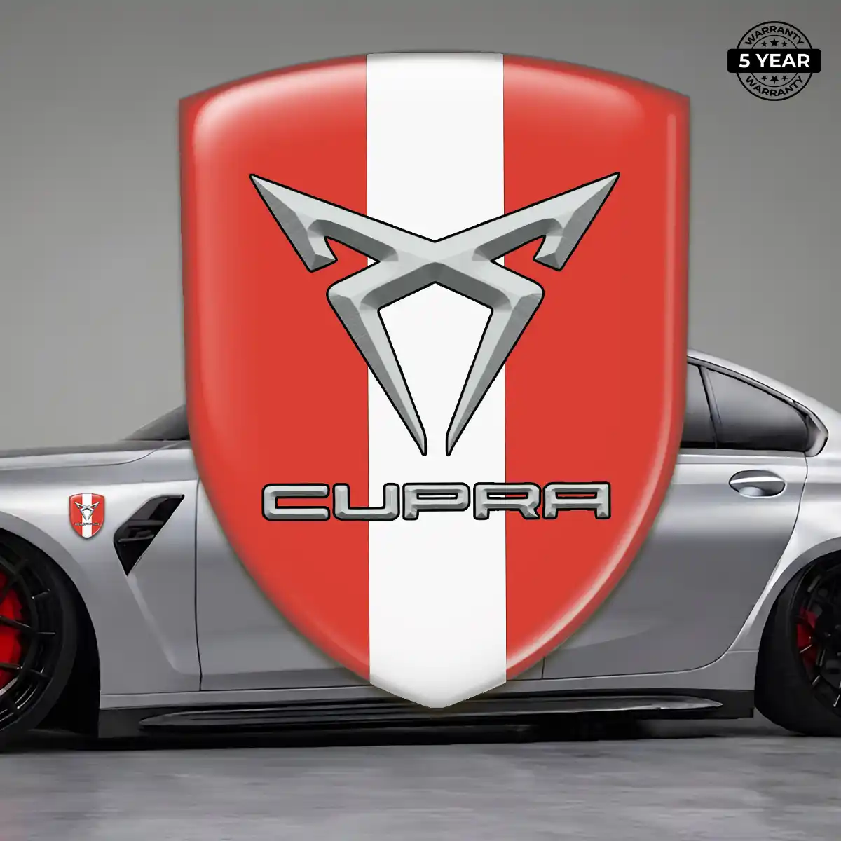 Cupra 3D Domed Sticker Elite Finish