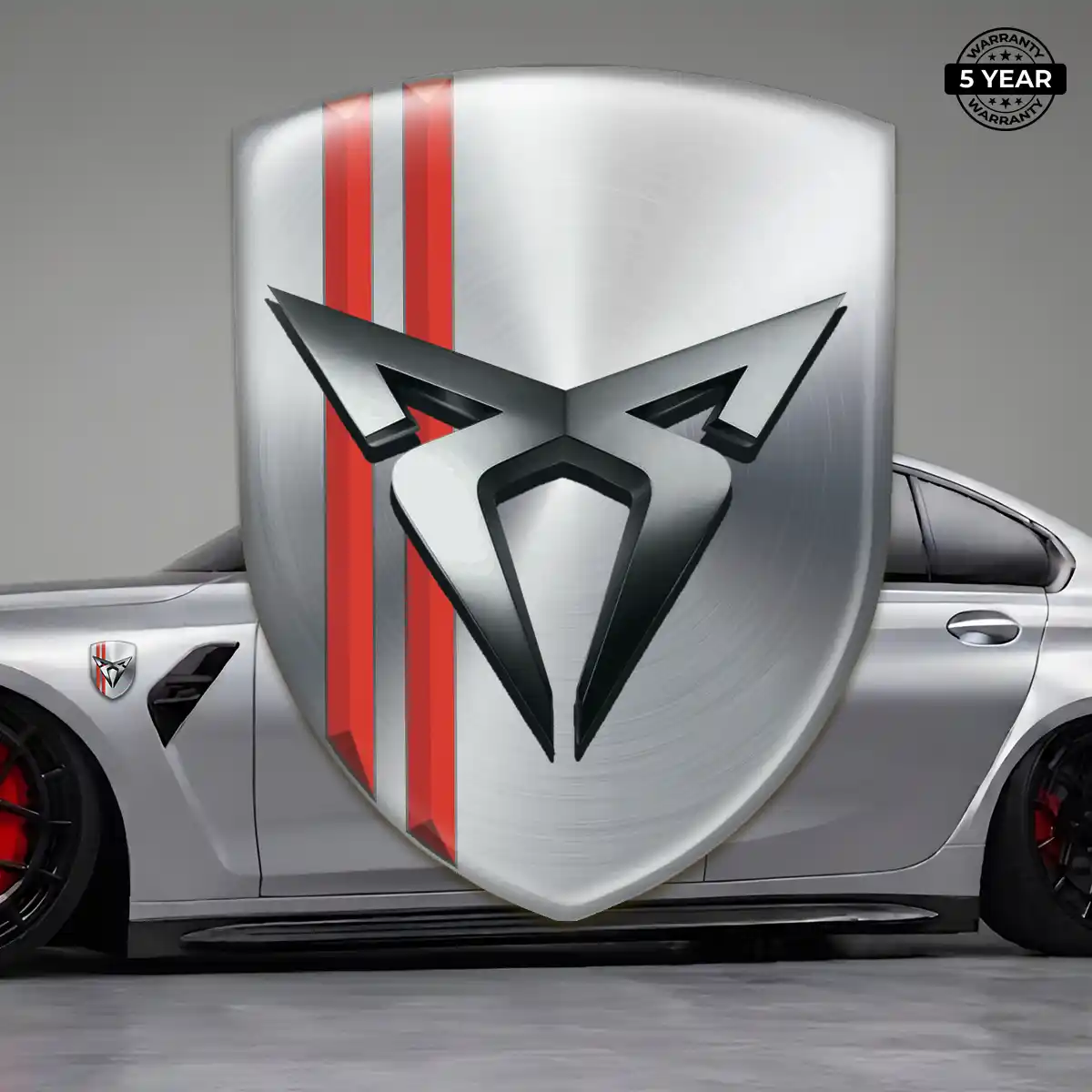 Cupra 3D Domed Sticker Refined Design