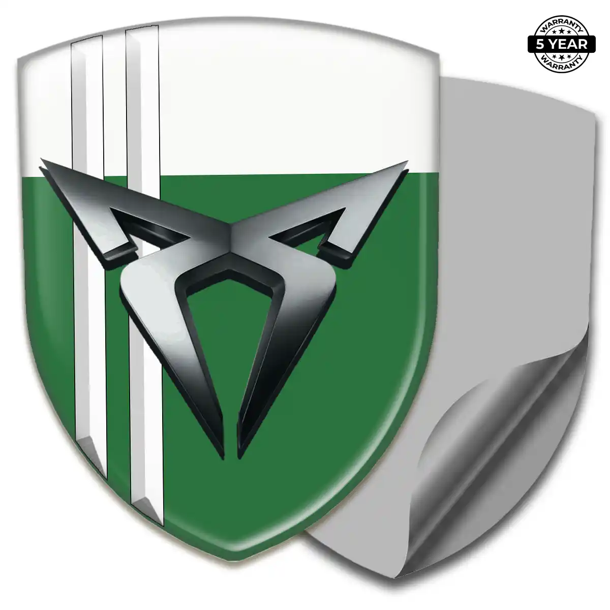 Cupra 3D Domed Sticker Sleek Style