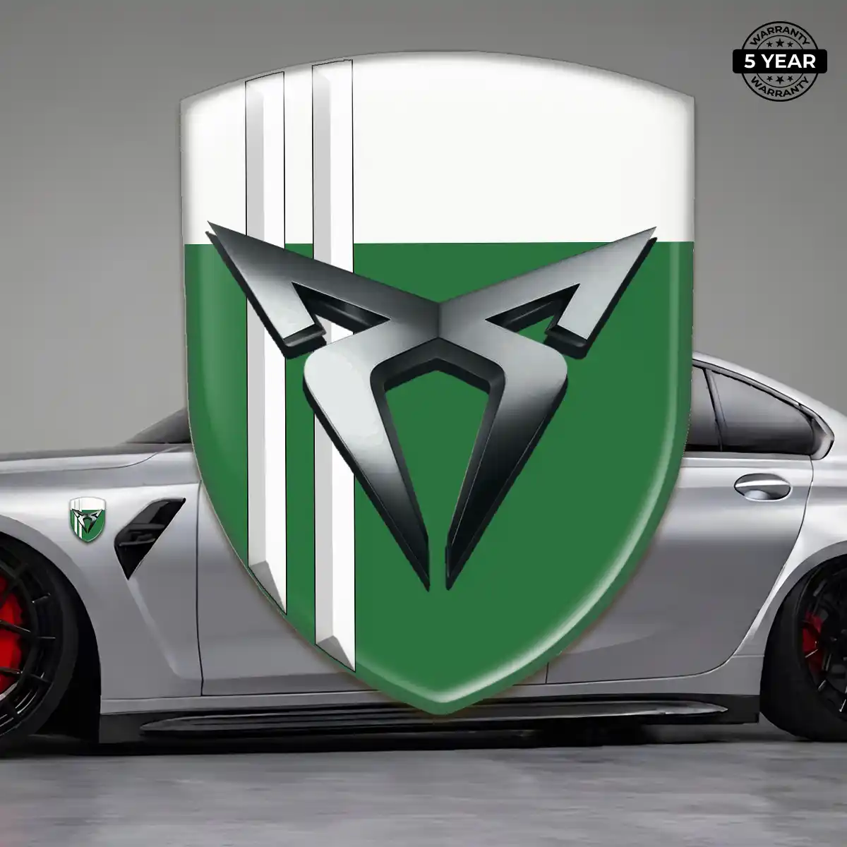 Cupra 3D Domed Sticker Sleek Style
