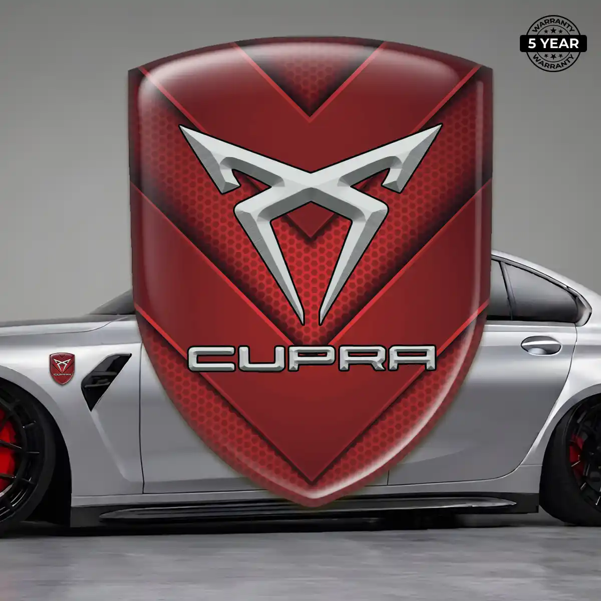 Cupra 3D Emblem Sticker Elite Finish