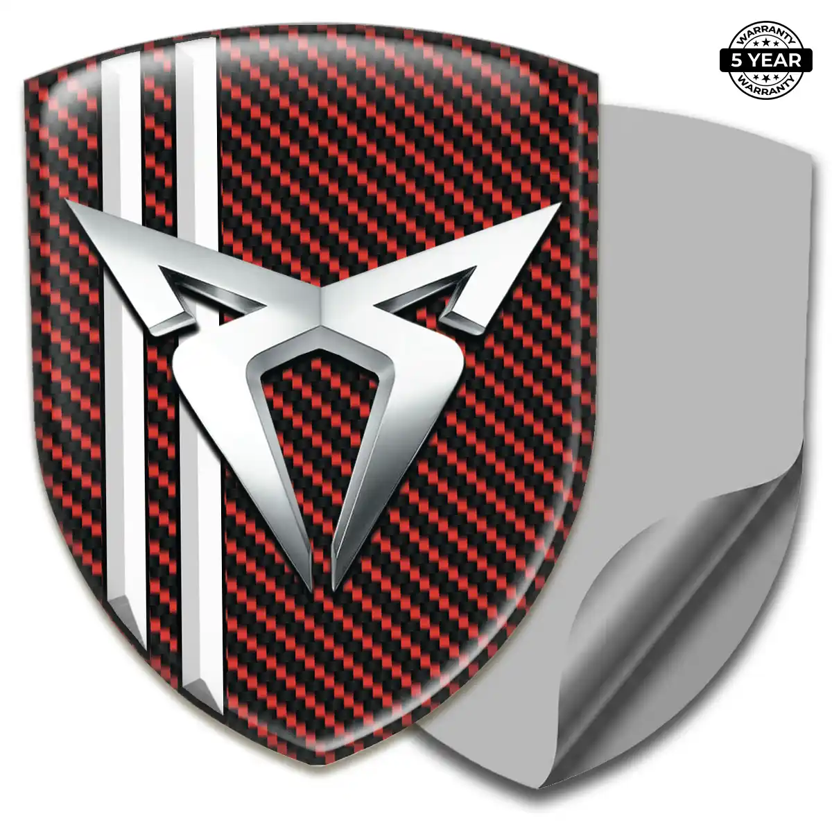 Cupra 3D Emblem Sticker Prime Quality