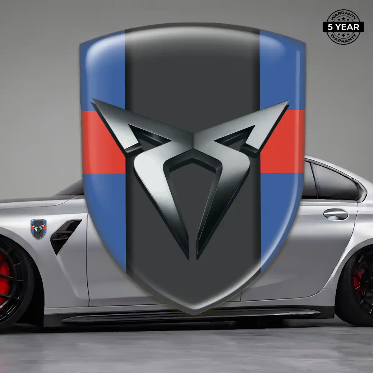 Cupra 3D Emblem Sticker Refined Design