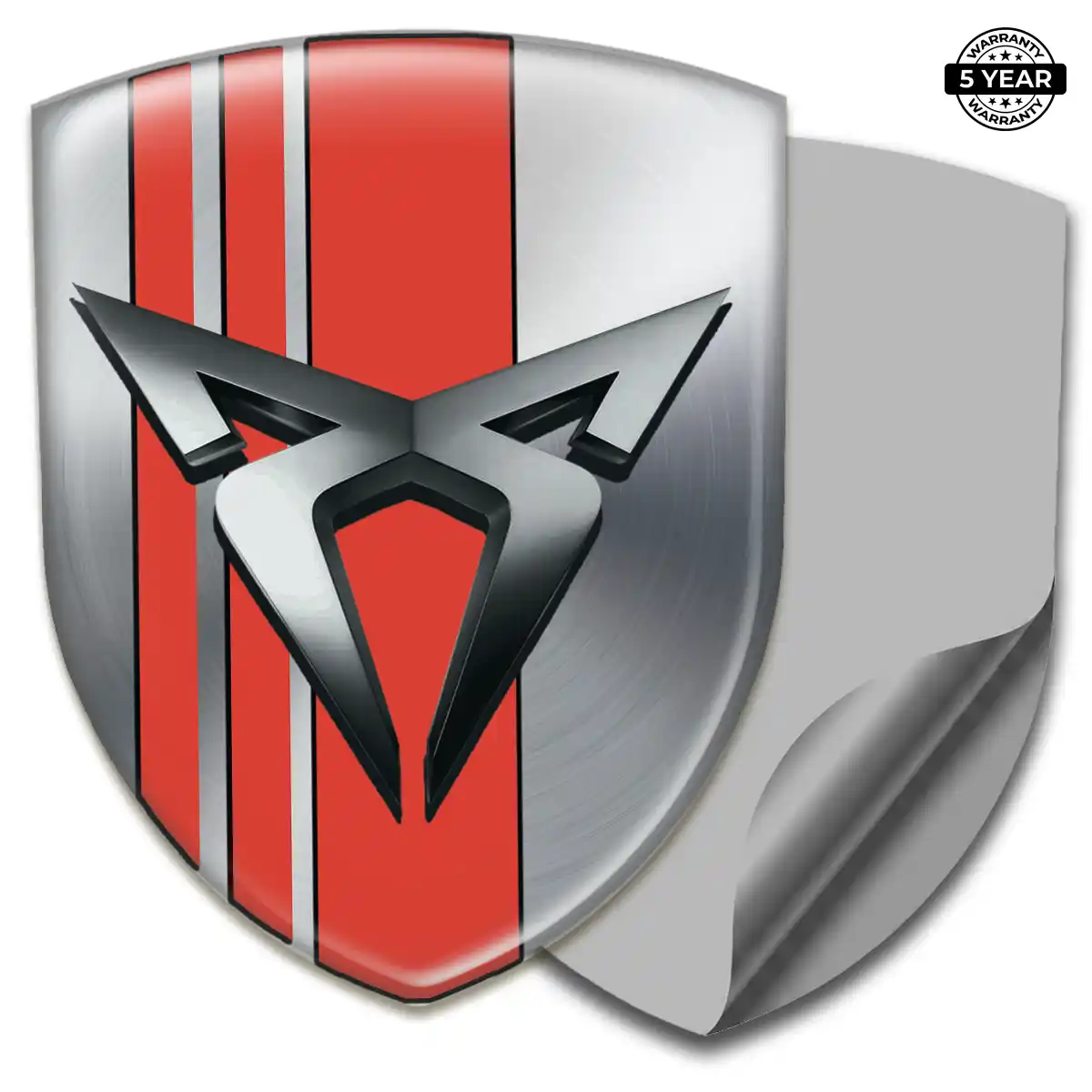 Cupra 3D Emblem Sticker Sleek Style