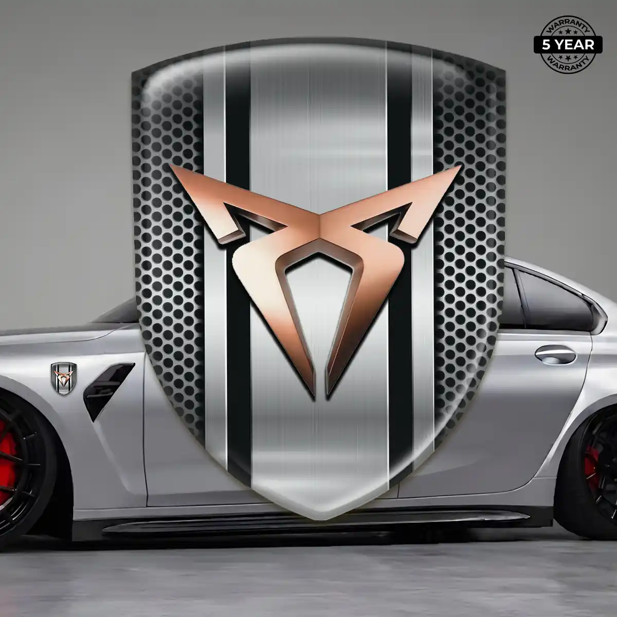 Cupra 3D Gel Sticker Refined Design