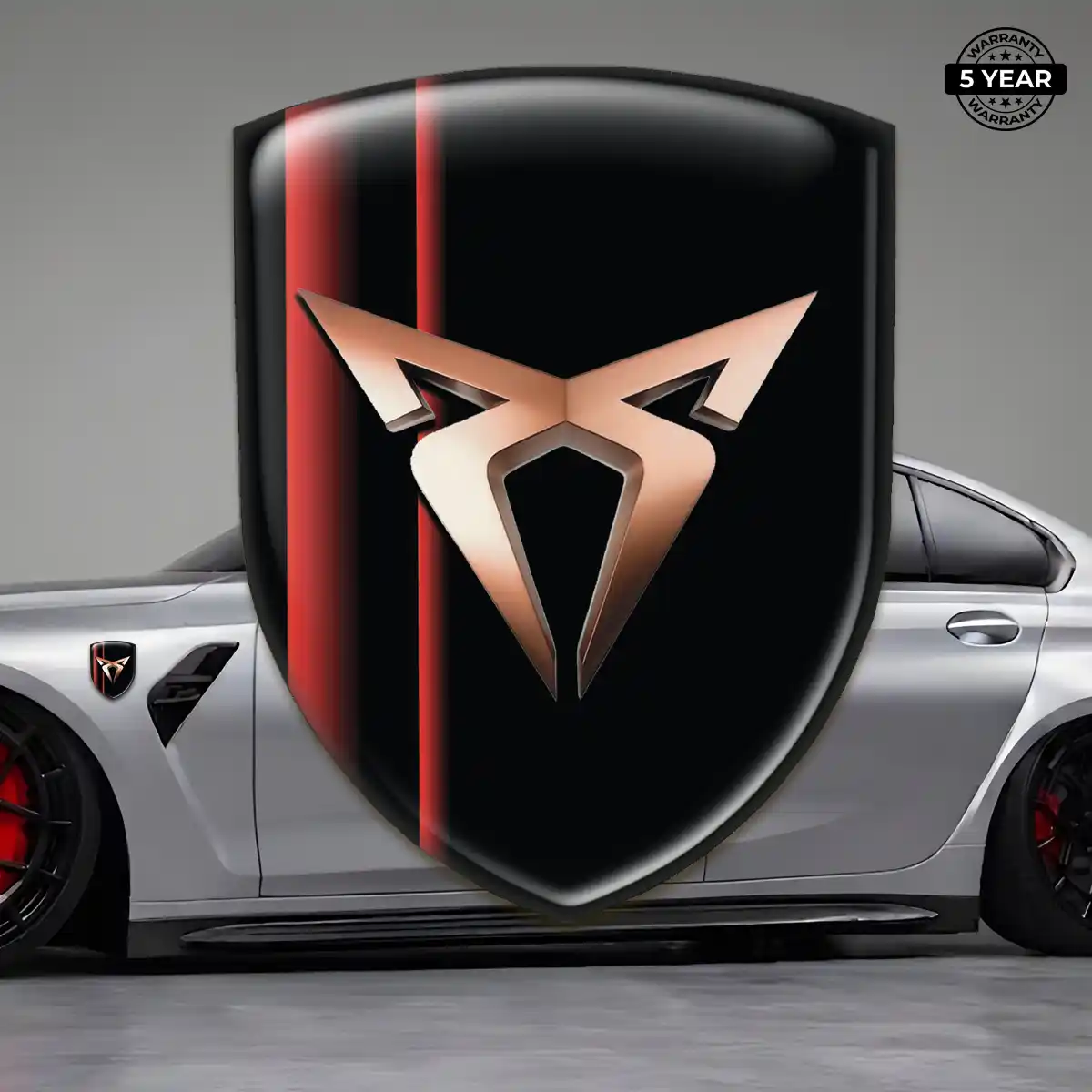 Cupra 3D Gel Sticker Sleek Style