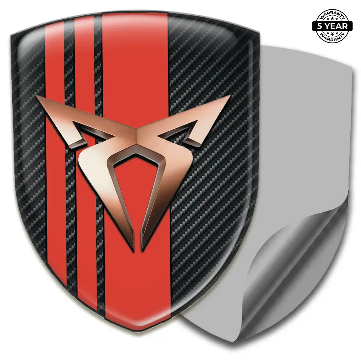 Cupra 3D Logo Sticker Prime Quality