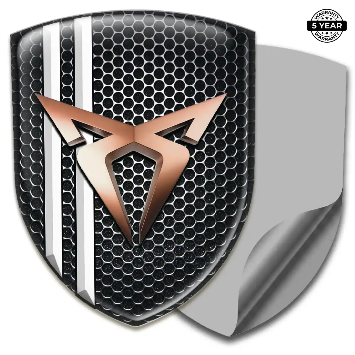 Cupra 3D Logo Sticker Refined Design