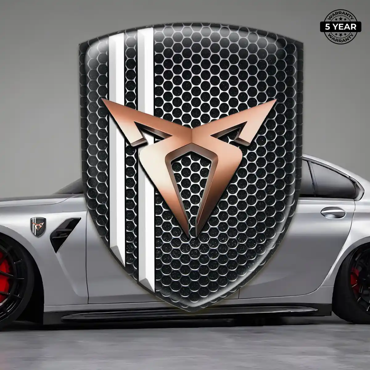 Cupra 3D Logo Sticker Refined Design
