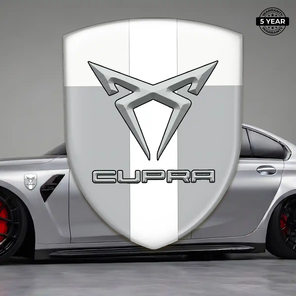 Cupra Automotive Emblem Sticker Elite Finish