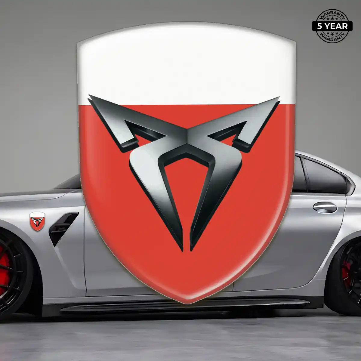 Cupra Automotive Emblem Sticker Prime Quality