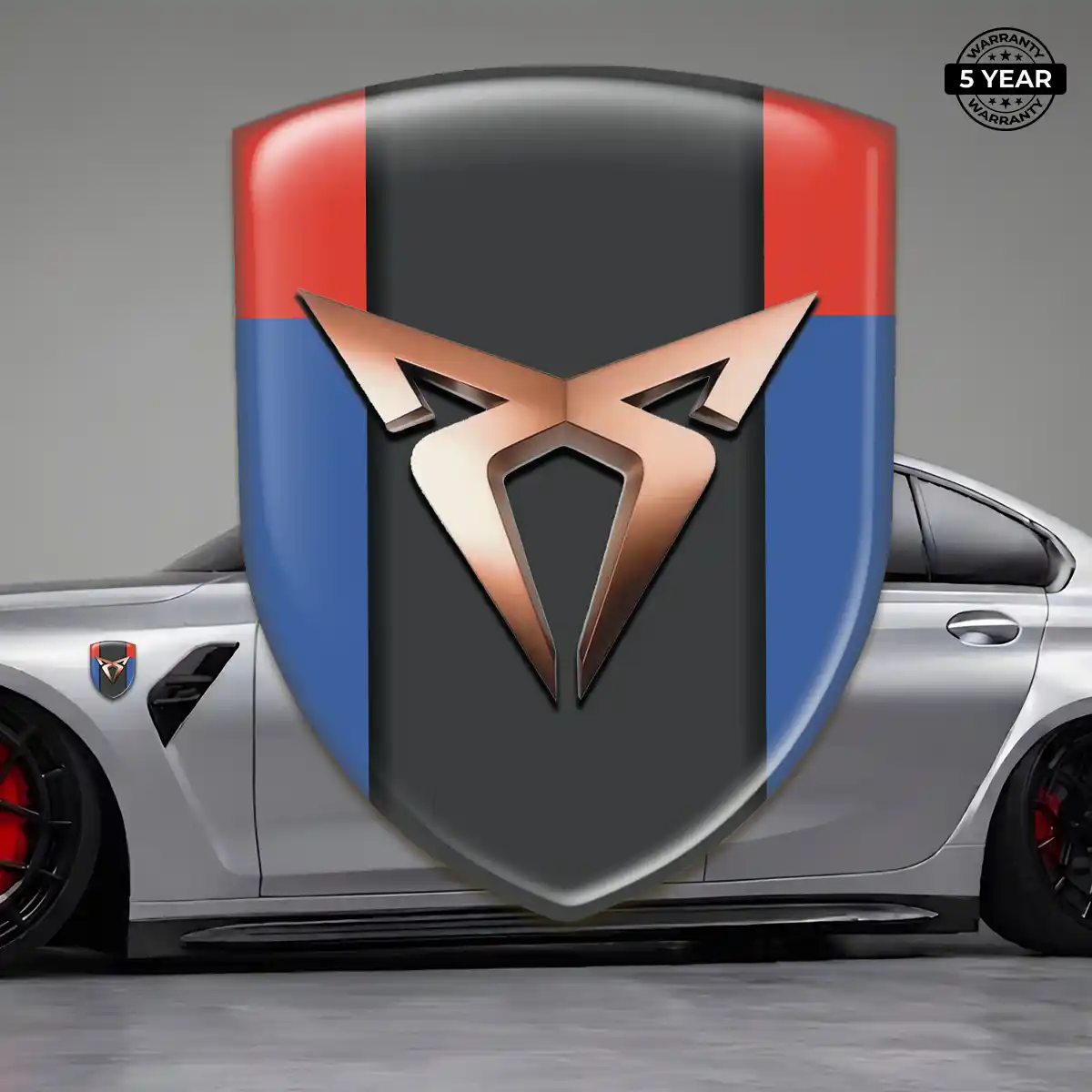 Cupra Automotive Emblem Sticker Sleek Style