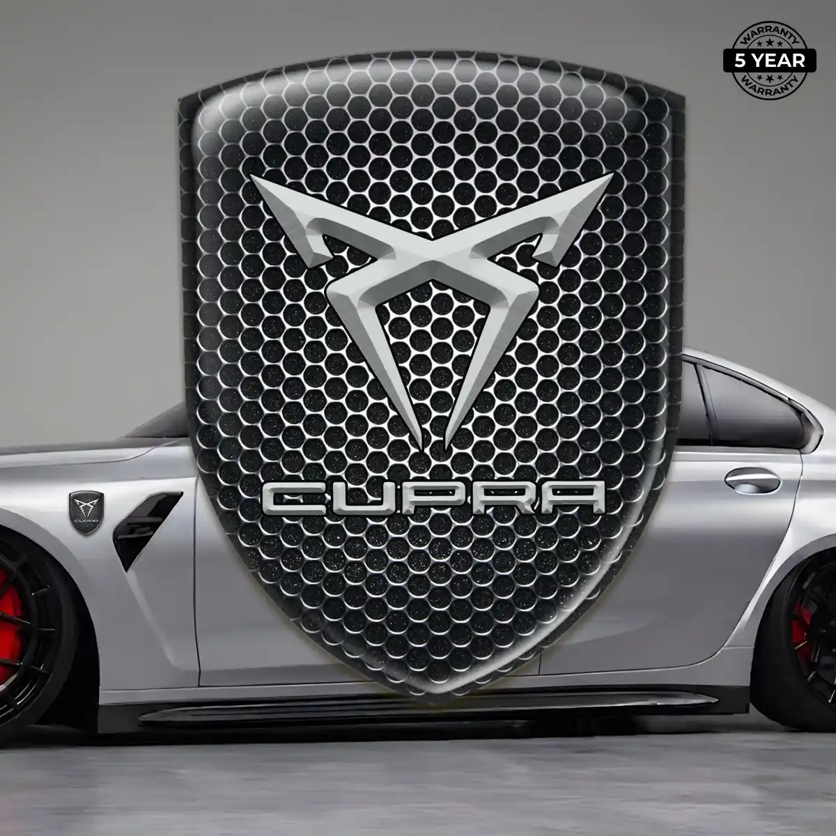 Cupra Automotive Logo Sticker Sleek Style