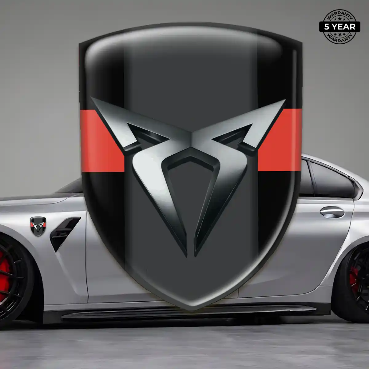 Cupra Automotive Resin Decal Refined Design