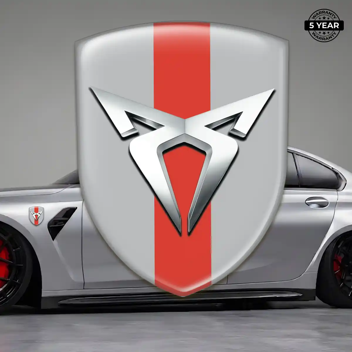 Cupra Automotive Resin Decal Sleek Style