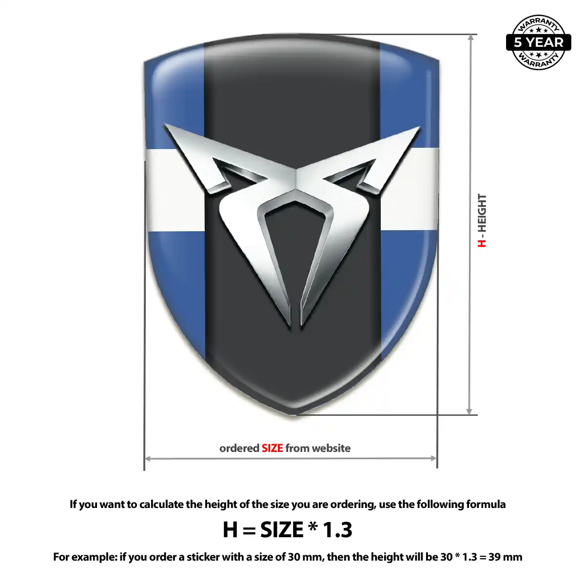 Cupra Badge Elite Finish